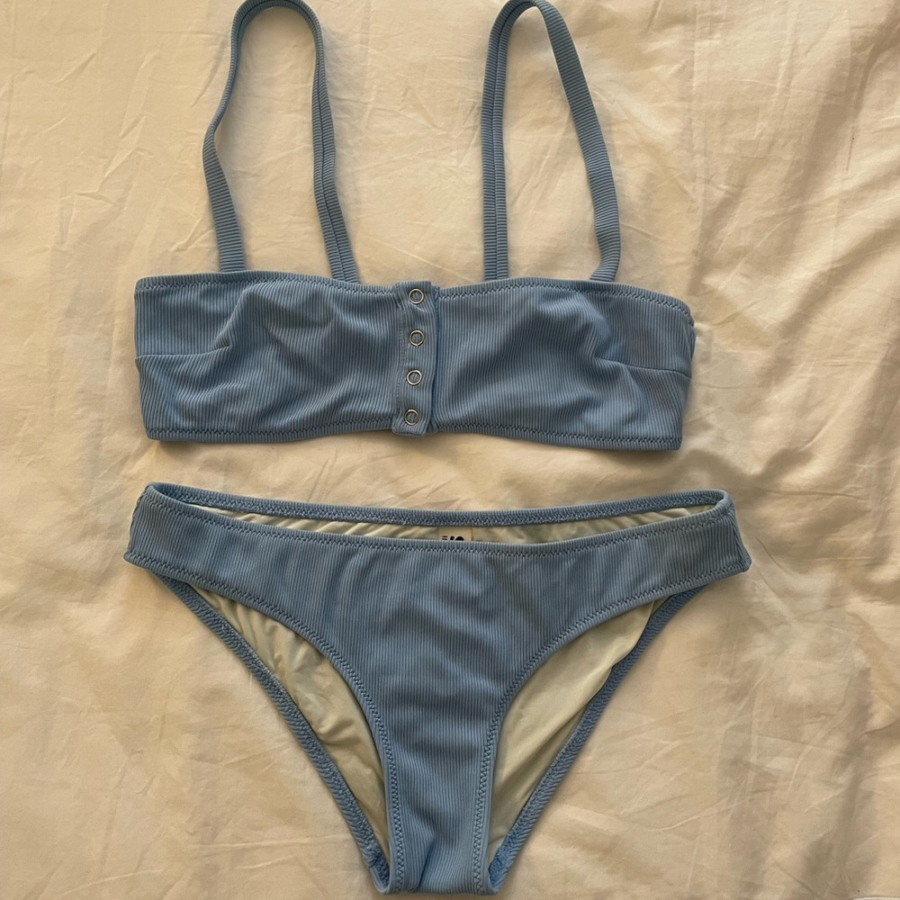 Blue bikini